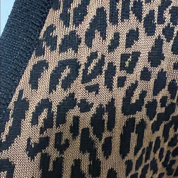 St. John Collection Animal Print Knit Suit Jacket - Picture 7 of 11